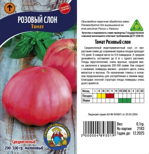 Томат Розовый слон